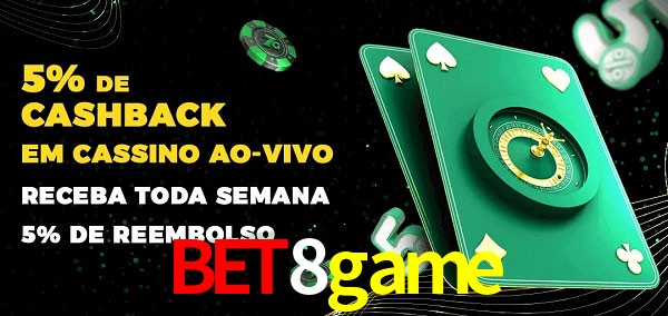 Promoções do cassino ao Vivo bet8game